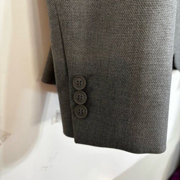 Simon Jersey Women’s Grey Blazer UK 16 US 14 Contemporary Classic Career Wear - Picture 7 of 11